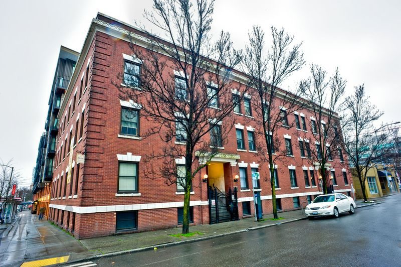 Adams Apartments, a 1909 brick building in Seattle